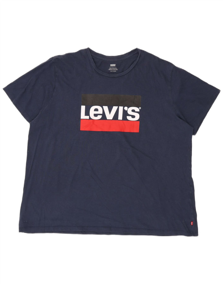 Levi's muška majica kratkih rukava s grafičkim motivima 2XL tamnoplava