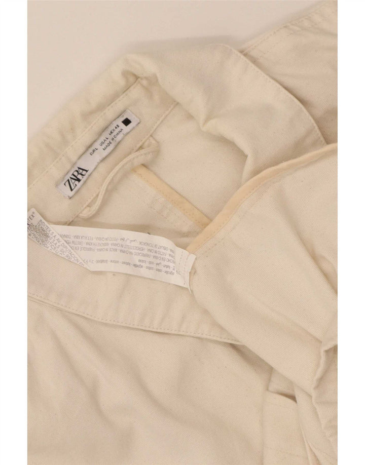 Zara muška pomoćna jakna UK 40 Large Beige Cotton