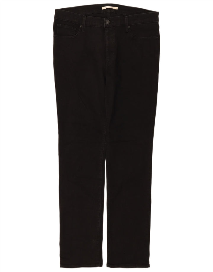 Levi's ženske 312 uske traperice W32 L32 crni pamuk
