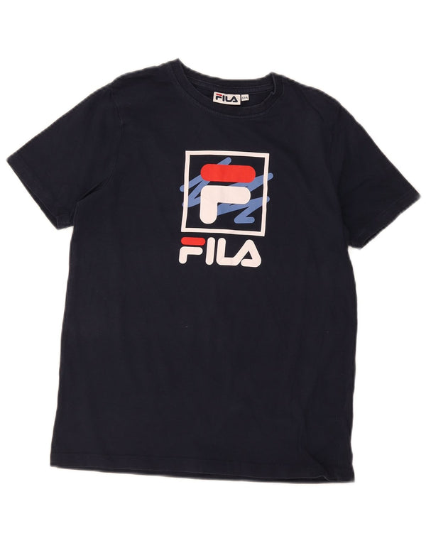 Gornja majica kratkih rukava Fila Boys Graphic T-Shirt 11-12 Years Mornarsko plava