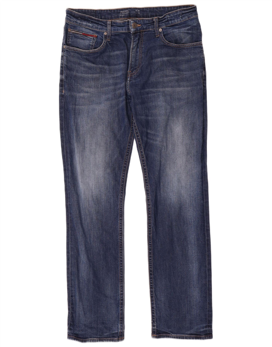 Tommy Hilfiger Mens Ryan Straight Jeans W36 L32 Blue