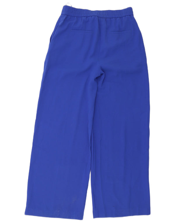 Marks & Spencer ženske široke ležerne hlače UK 14 Large W34 L33 Plava