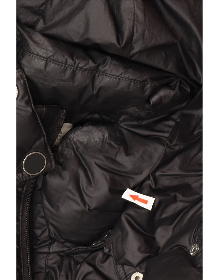 Adidas velika ženska jakna s kapuljačom i podstavljenom podstavom UK 18 XL crni poliester