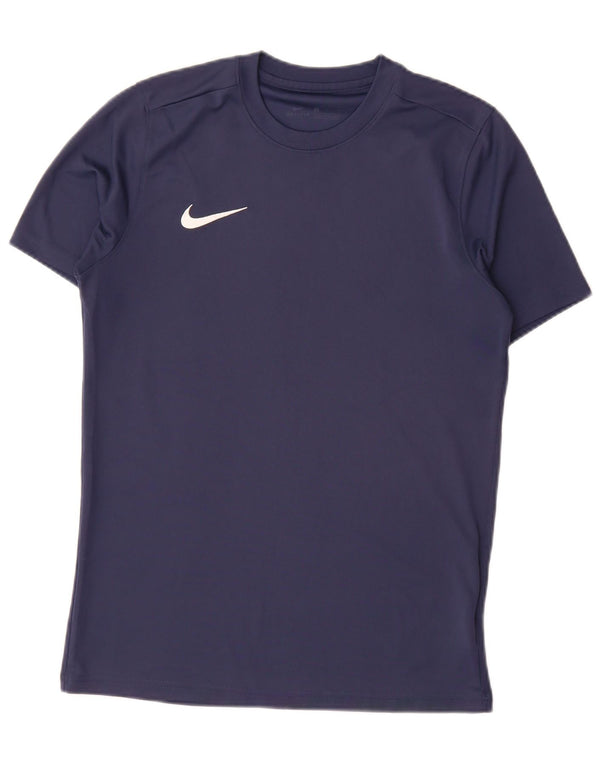 Nike Dri Fit T-Shirt Top Srednje tamnoplavi poliester
