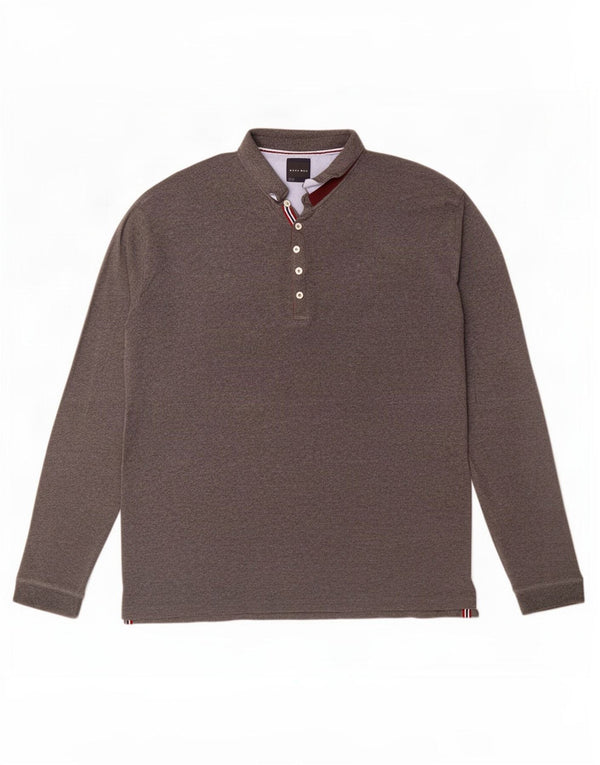 Zara muška polo majica dugih rukava 2XL siva