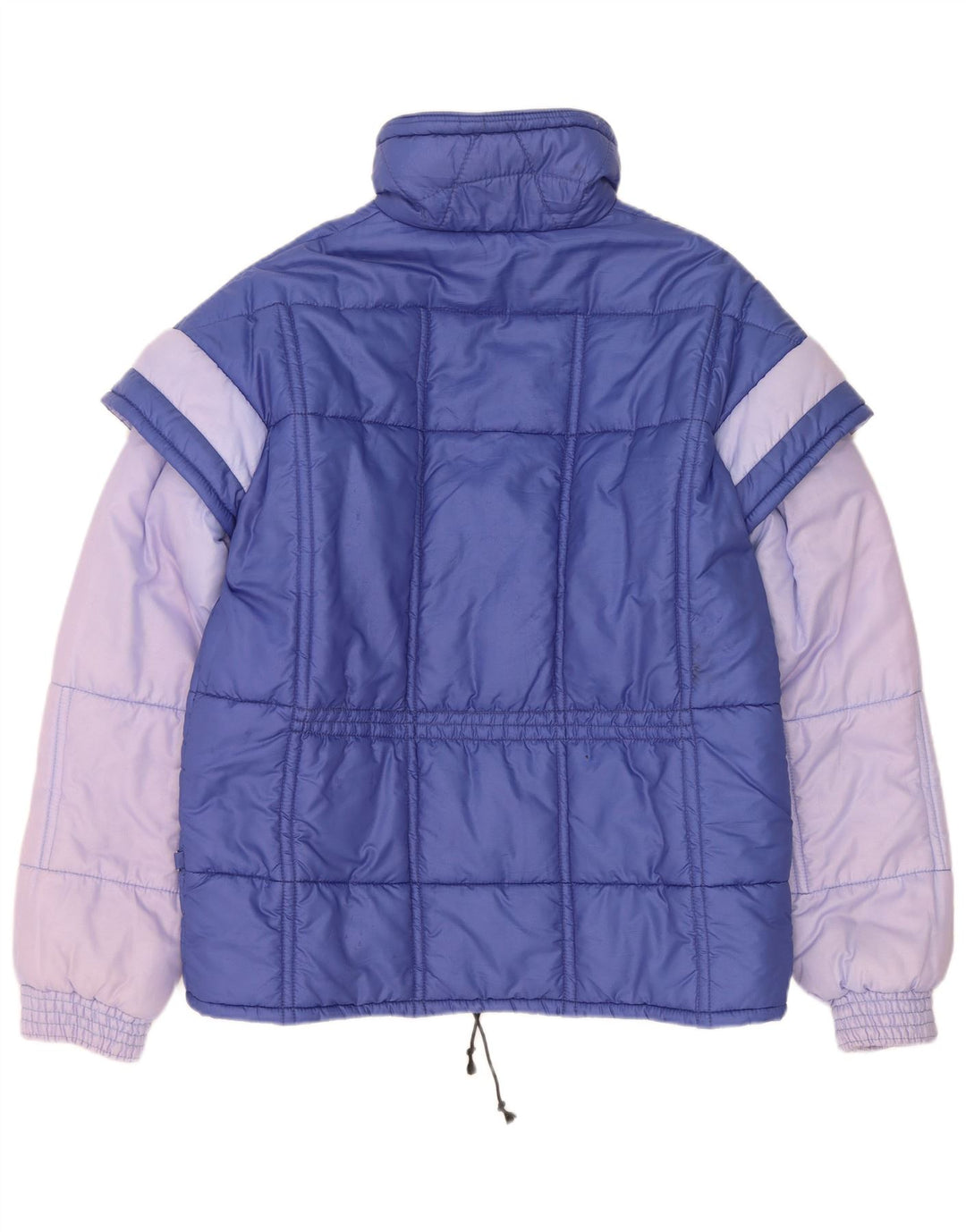 Vintage muška podstavljena jakna IT 48 Medium Blue Colourblock poliamid
