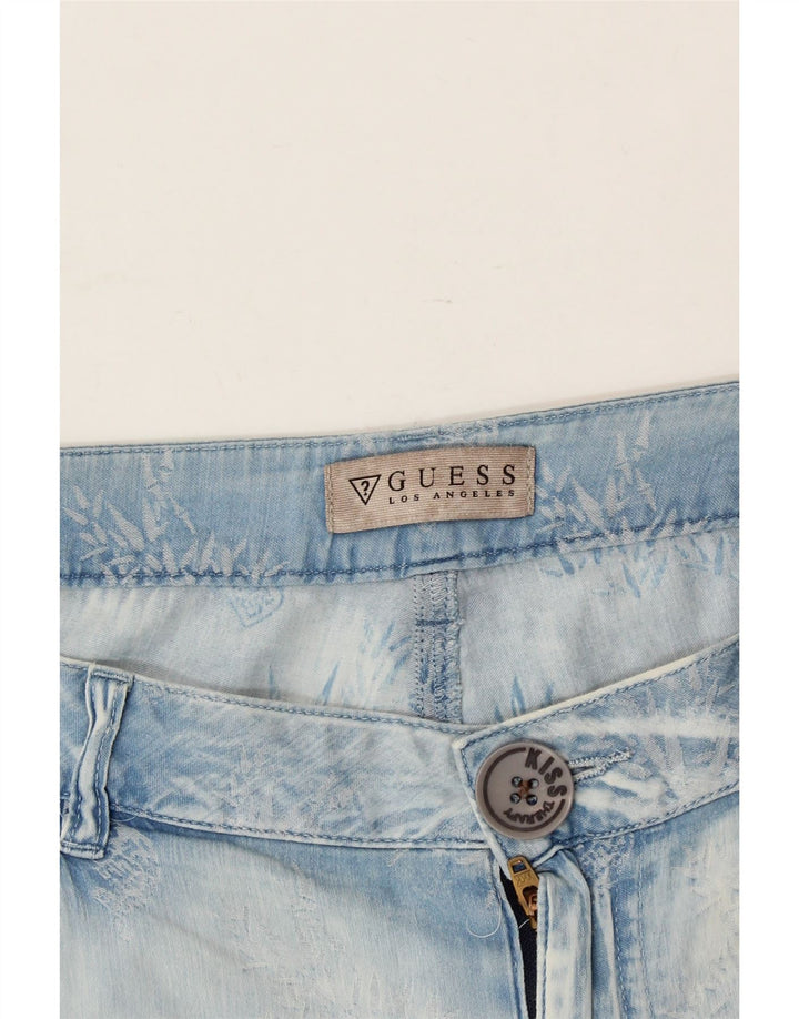 GUESS Womens Denim Shorts W34 Large Blue Vintage Guess and Second-Hand Guess from Messina Hembry 