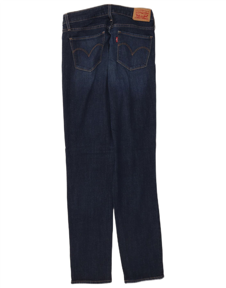Levi's ženske 712 uske traperice W28 L32 tamnoplavi pamuk