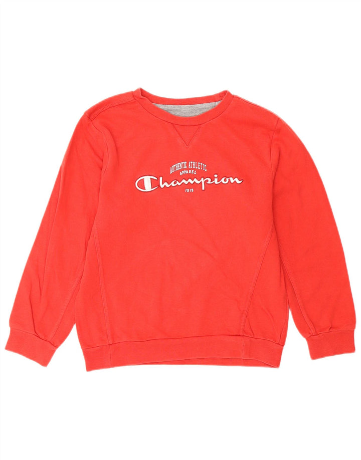 Majica Champion Girls Rochester Graphic Sweatshirt 7-8 Years Small Red