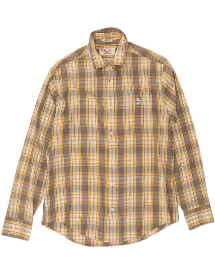 Penguin muška klasična košulja velikog sive kare