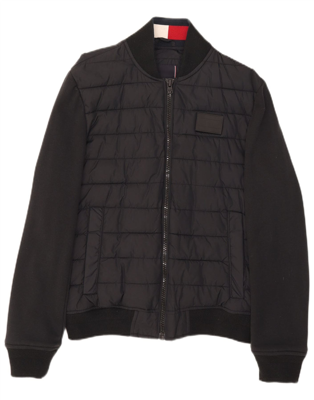 Tommy Hilfiger muška bomber podstavljena jakna UK 36 Mala crna