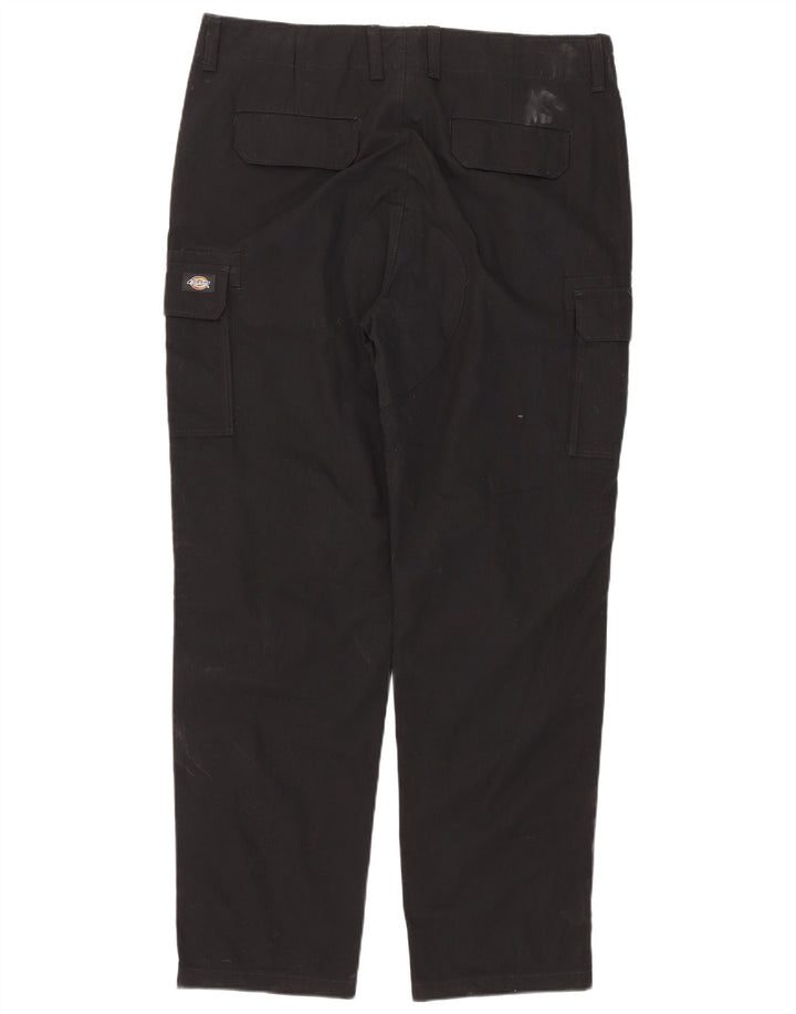 Dickies muške ravne kargo hlače W38 L32 crni pamuk