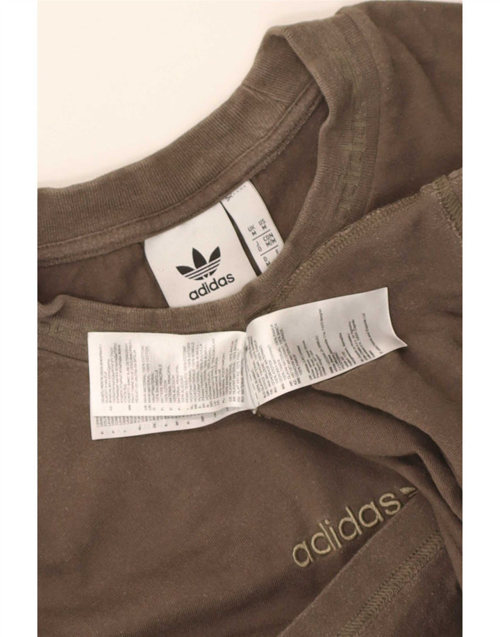 Adidas muška majica s grafičkim motivima, srednji kaki pamuk