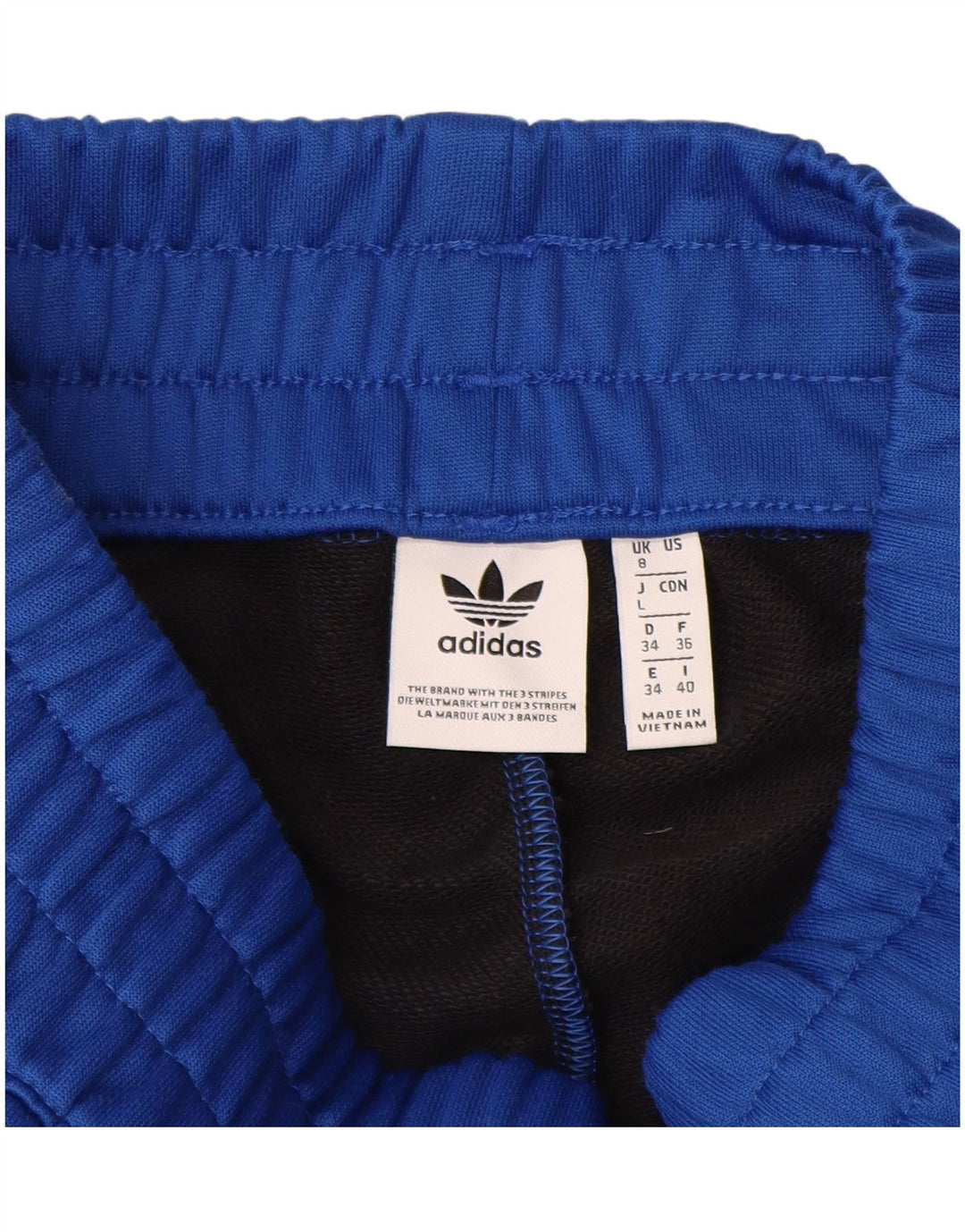 Adidas ženske hlače za trenirku UK 8 Small Blue Colourblock Poliester