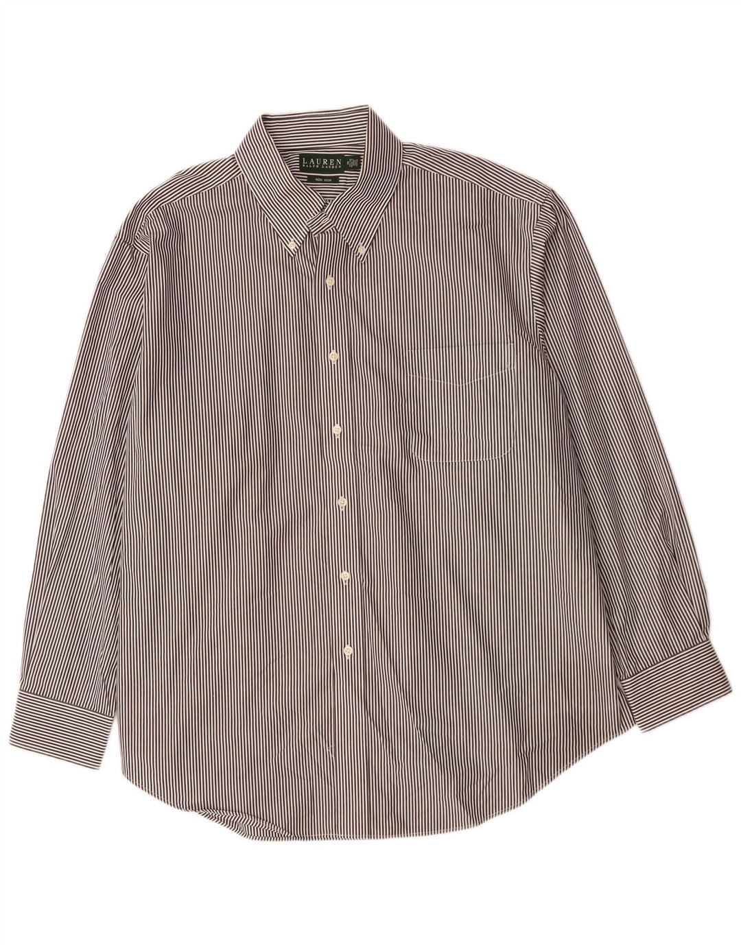 RALPH LAUREN Muška košulja veličina 18 2XL pamuk crne pruge