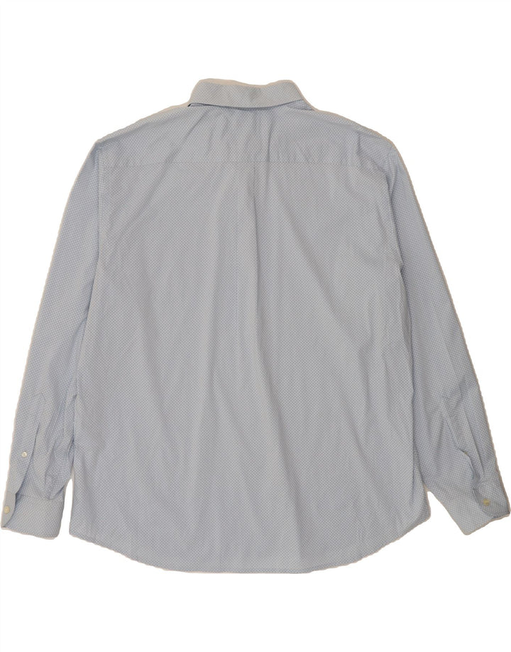 DOCKERS Mens Shirt 2XL Blue Geometric Cotton Vintage Dockers and Second-Hand Dockers from Messina Hembry 