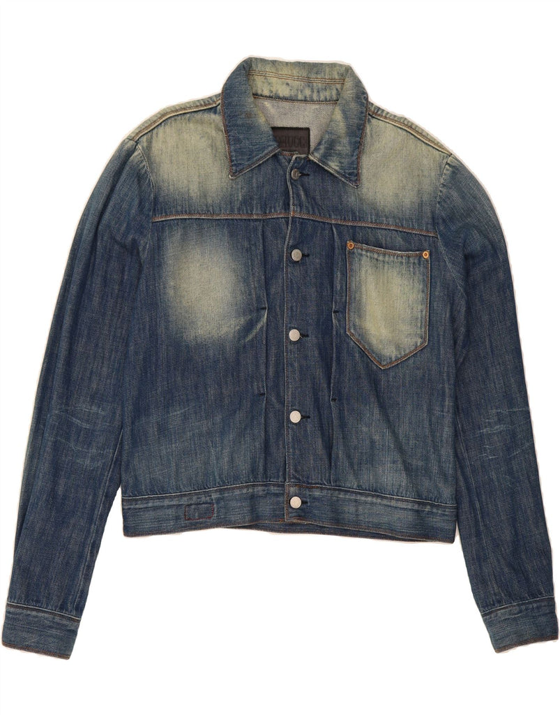 FIORUCCI Womens Denim Jacket UK 20 2XL Blue Cotton Vintage Fiorucci and Second-Hand Fiorucci from Messina Hembry 