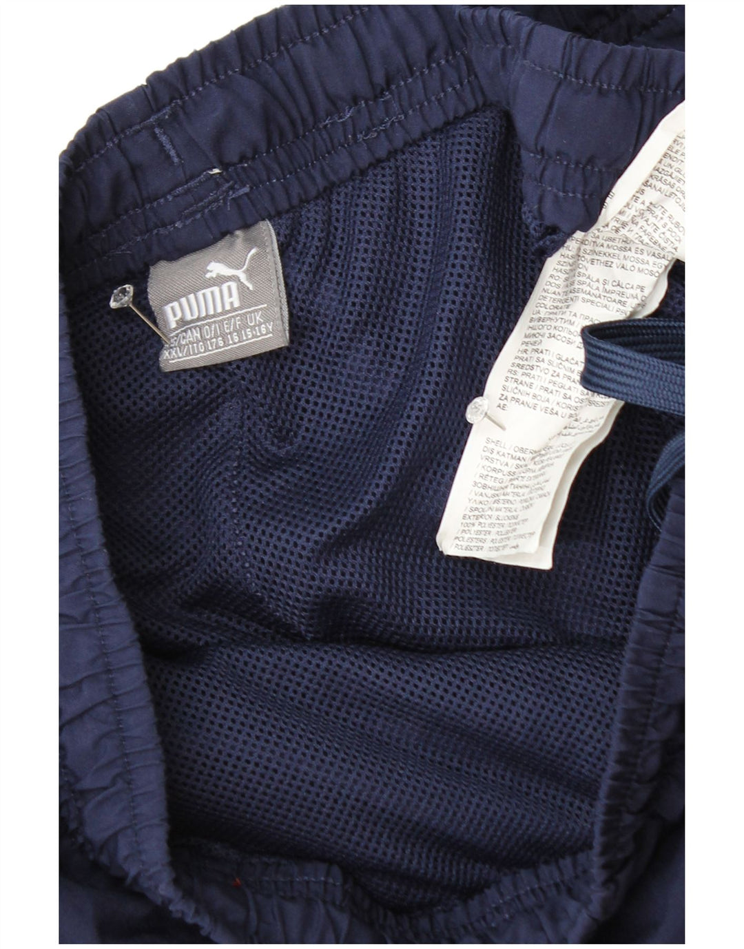PUMA Boys Tracksuit Trousers Joggers 15-16 Years  Navy Blue Polyester