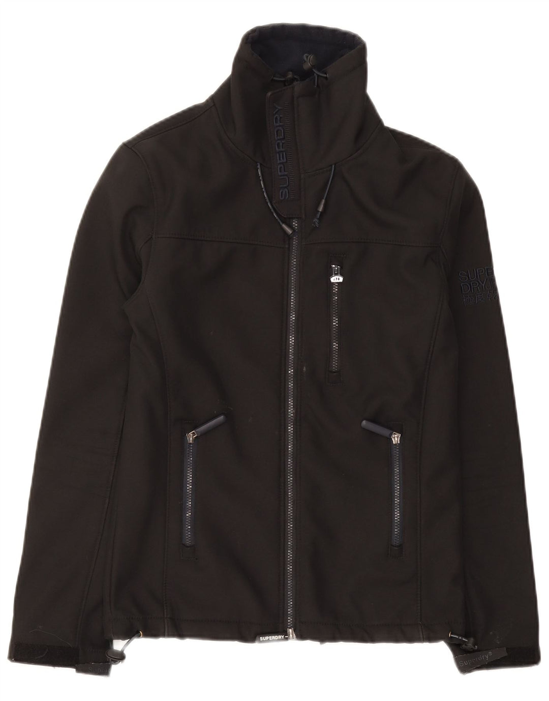 Superdry muška jakna Windtrekker vjetrovka UK 34 XS crni poliester