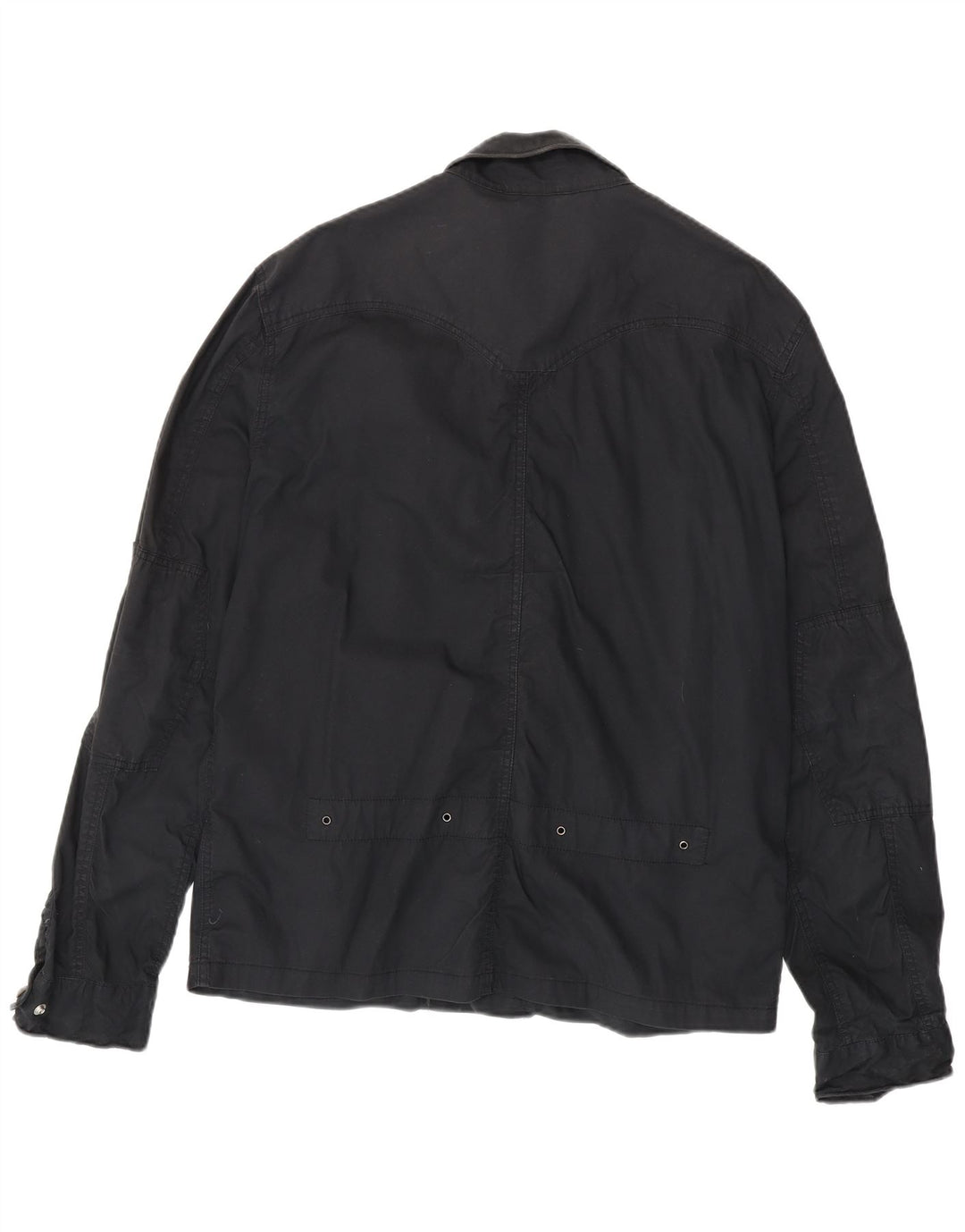 LEVI'S muška grafička vojna jakna UK 42 XL crni pamuk