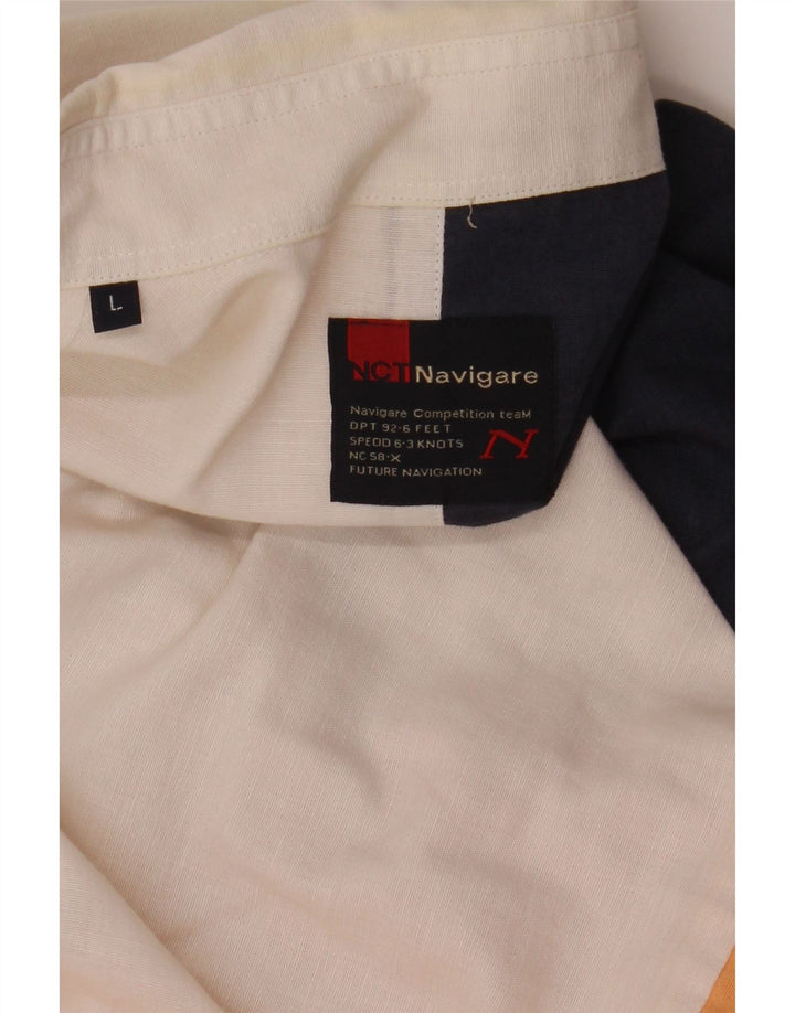 Navigare muška košulja kratkih rukava velike narančaste boje