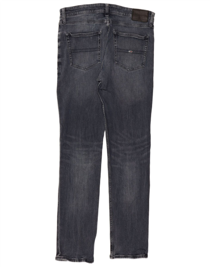 Tommy Hilfiger muške ravne traperice Ryan W34 L34 tamnoplavi pamuk