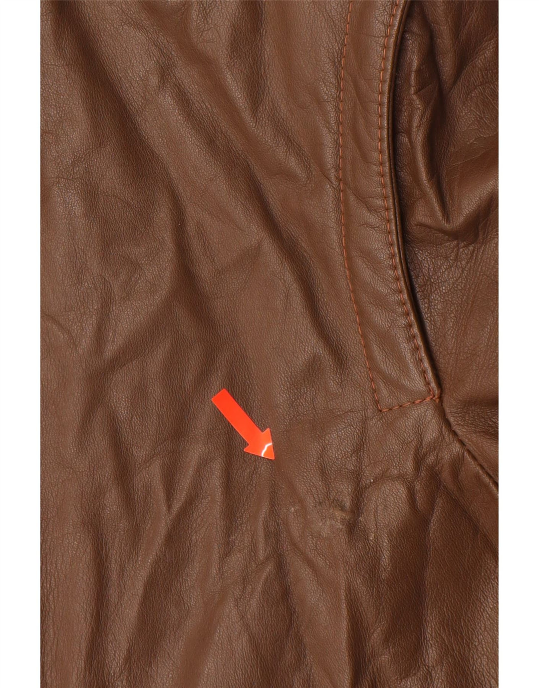 VINTAGE muška kožna jakna IT 52 XL smeđa