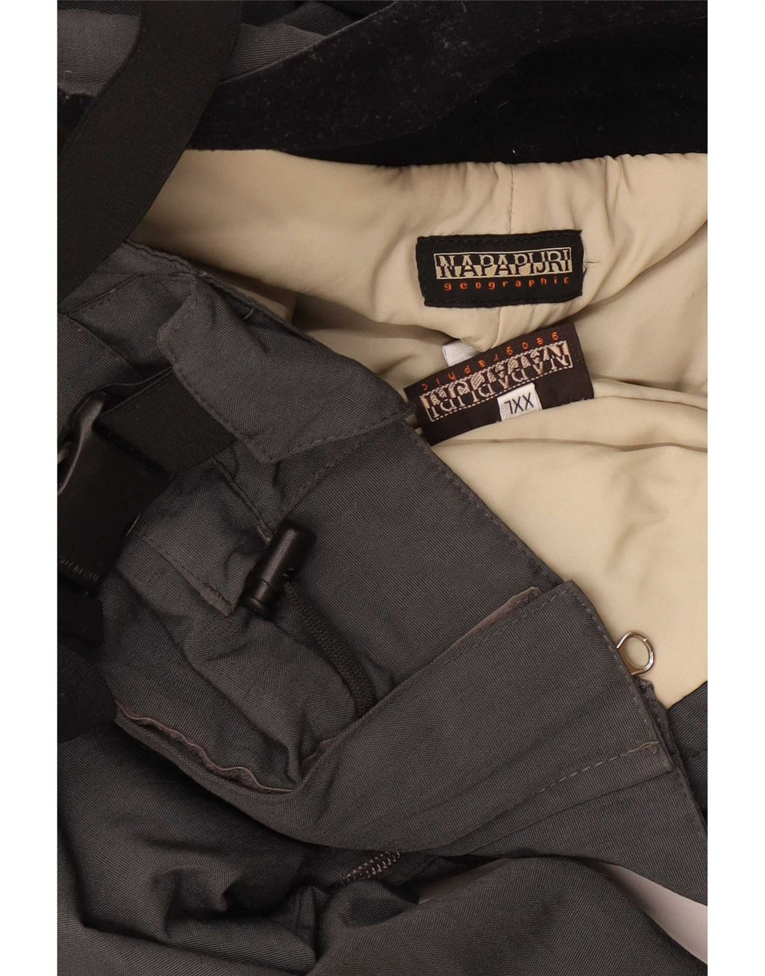 Napapijri muške Dungarees skijaške hlače 2XL sivi poliamid