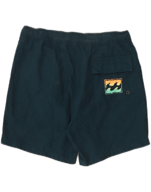 Billabong Mens Graphic Swimming Shorts Small Navy Blue