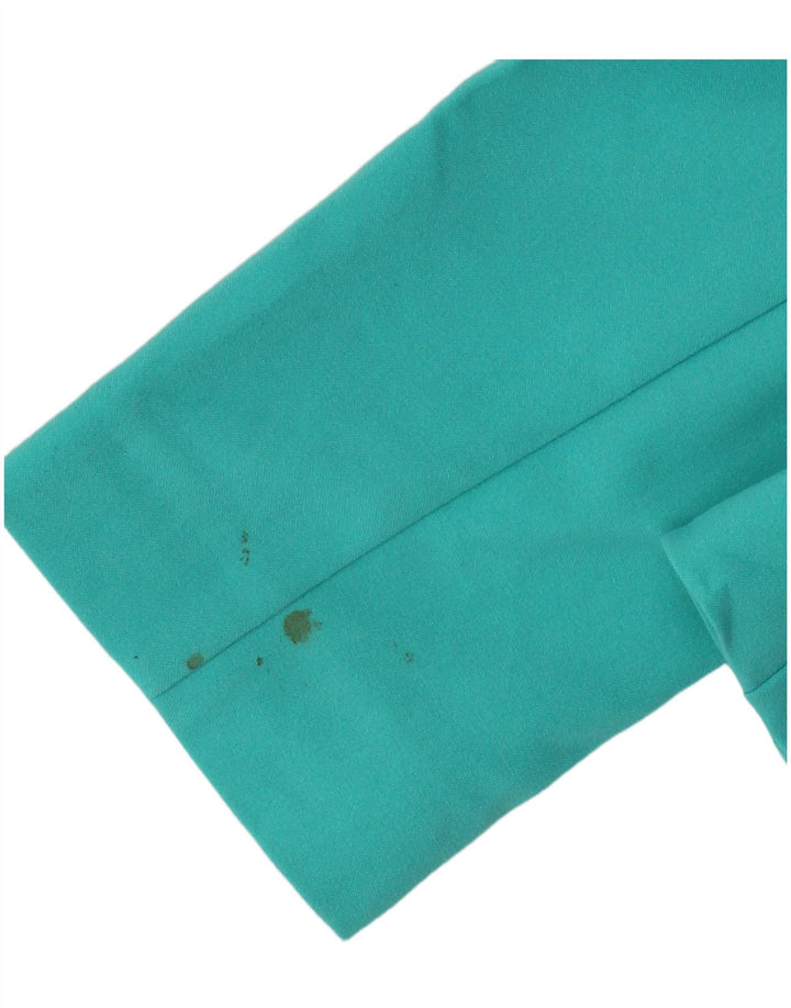 Marks & Spencer ženska jakna s otvorenim sakoom UK 10 Mali tirkizni poliester