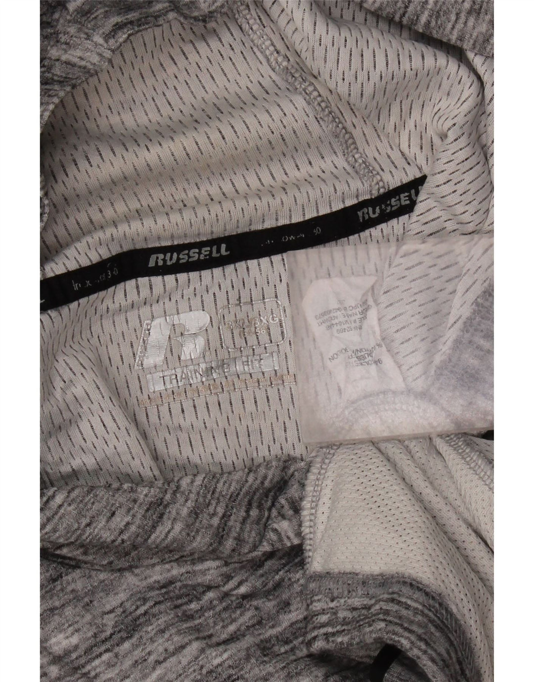 Russell atletska muška majica s kapuljačom 3XL sivi pjegavi poliester