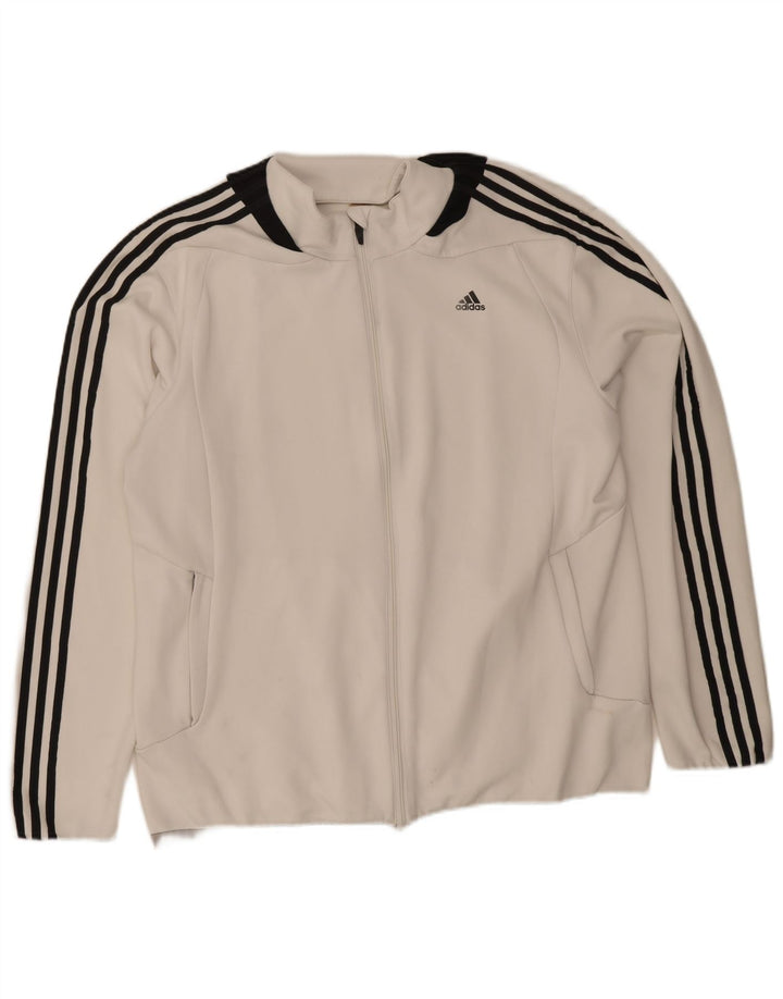 Adidas muška trenirka Climalite Gornja jakna XL bijeli poliester