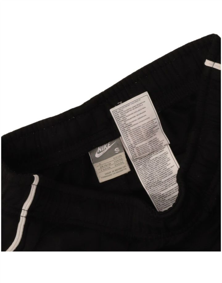 NIKE Mens Tracksuit Trousers Small  Black Polyester