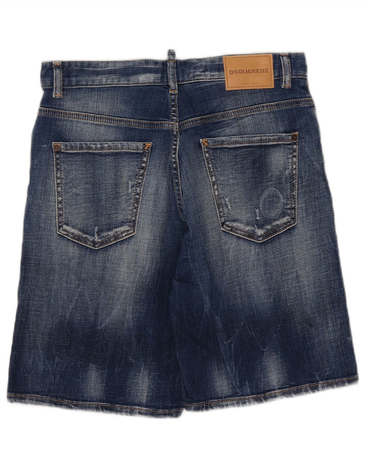 Dsquared2 Dječačke kratke traper hlače od 13-14 godina W29, plavi pamuk