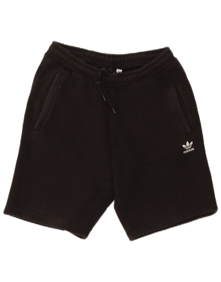 Male crne pamučne muške sportske kratke hlače Adidas