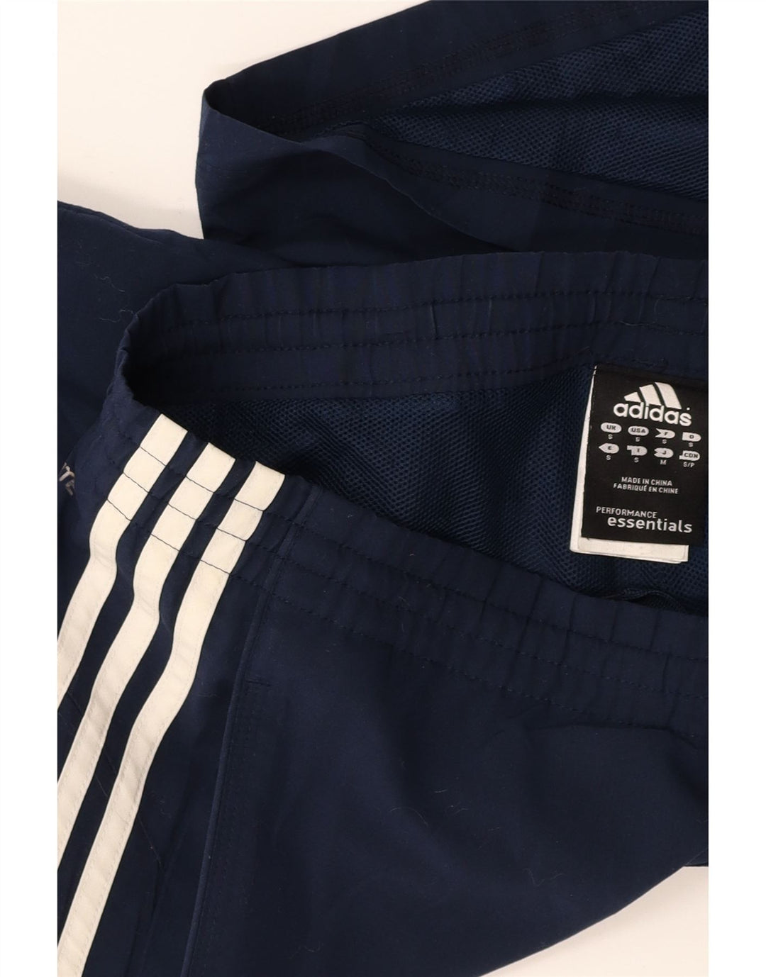 ADIDAS Mens Climalite Sport Shorts Small Navy Blue Polyester
