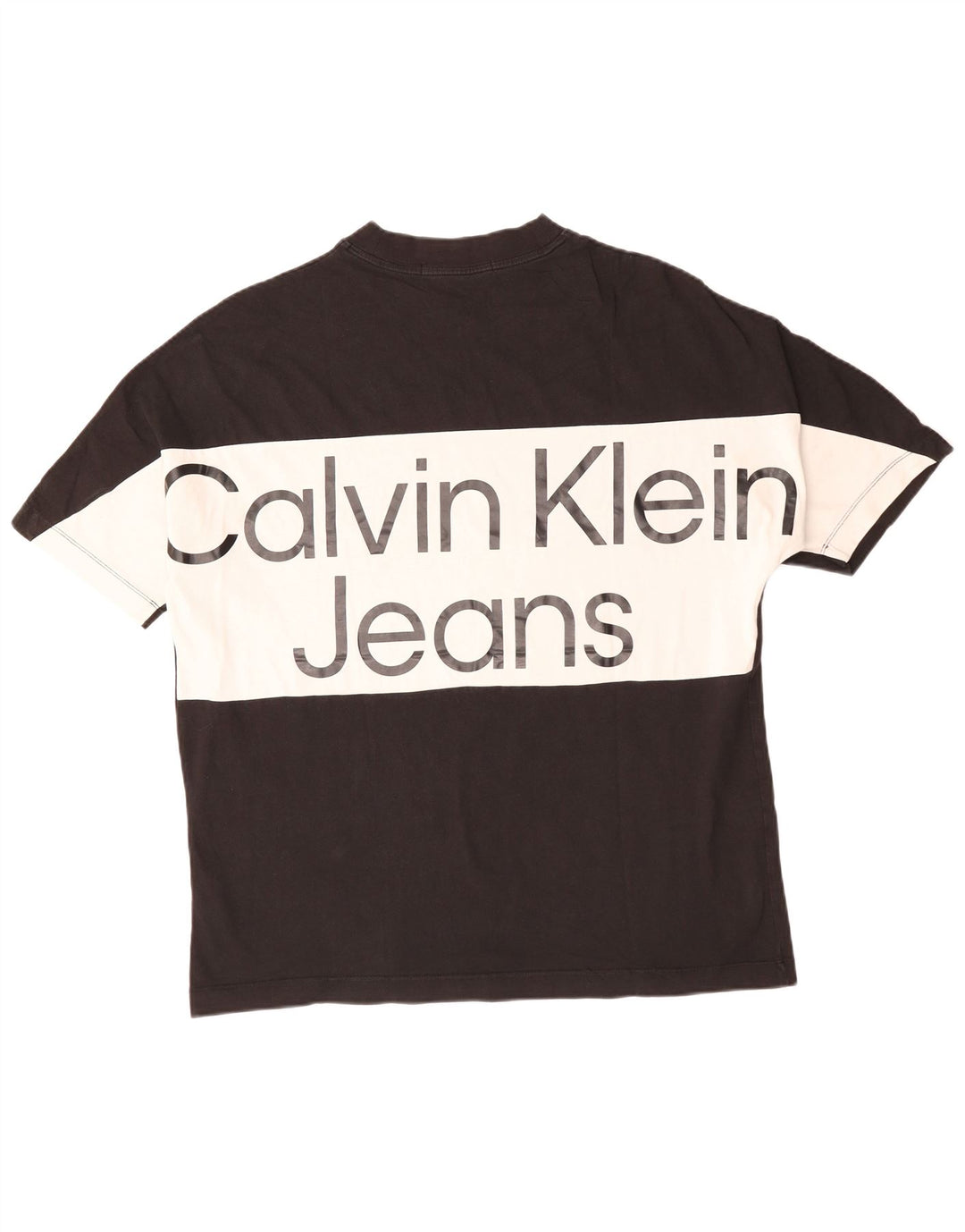 CALVIN KLEIN JEANS Muška majica kratkih rukava s grafičkim motivima XL crni pamuk u boji