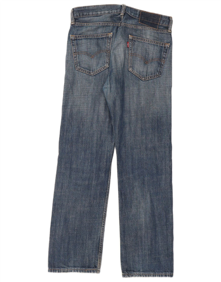 Levi's ženske ravne traperice W30 L30 tamnoplavi pamuk