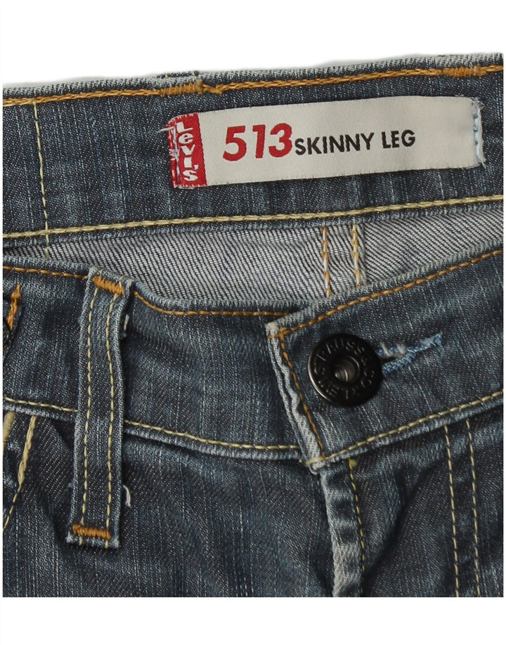 LEVI'S Ženske 513 uske traperice W32 L35 Plava
