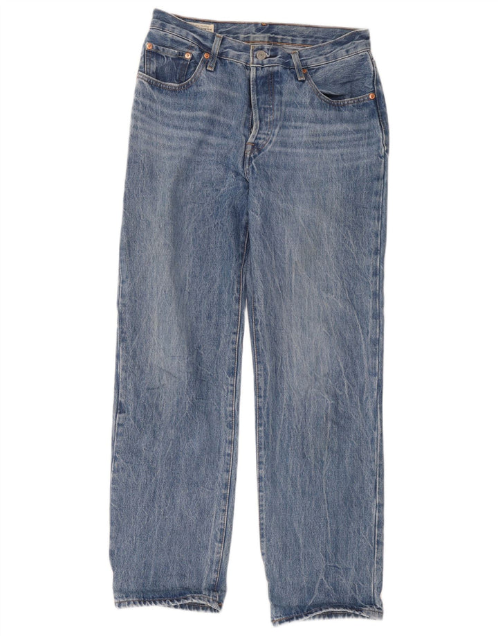 Levi's muške ravne traperice W26 L30 plavi pamuk