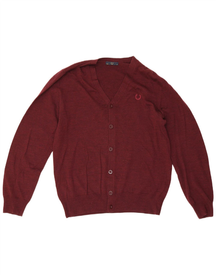 Fred Perry muški kardigan džemper srednje veličine od vune