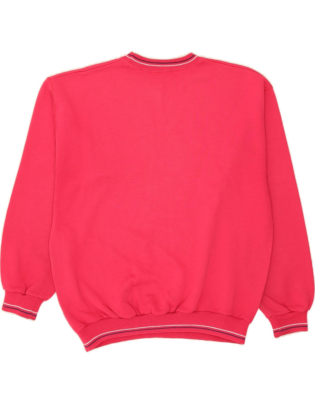 UNITED COTTON Mens Graphic Sweatshirt Jumper Large Pink Vintage United Cotton and Second-Hand United Cotton from Messina Hembry 