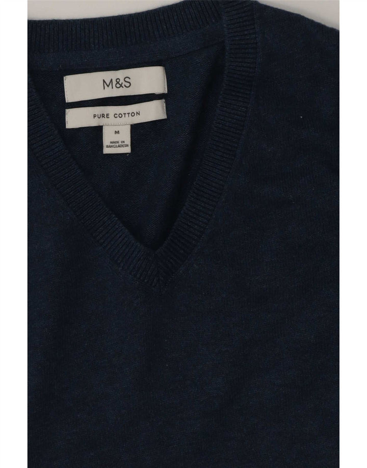 Marks & Spencer muški prsluk bez rukava Srednje plavi pamuk