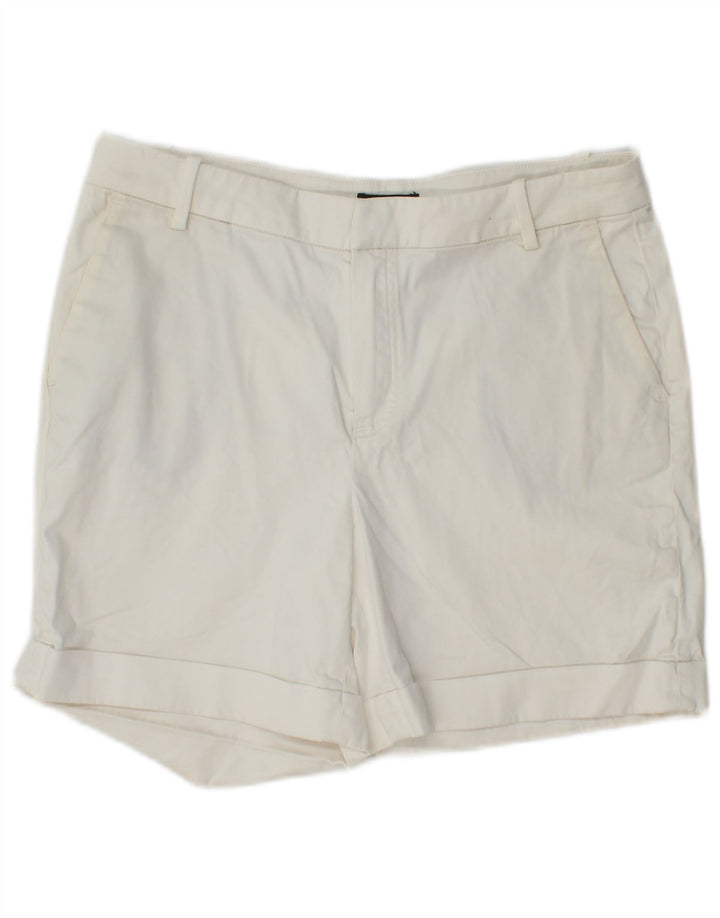 Massimo Dutti ženske chino kratke hlače EU 38 male W28 bijeli pamuk