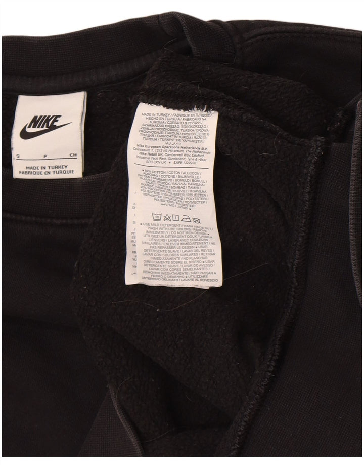 Mali crni pamučni muški džemperi Nike Graphic Sweatshirt