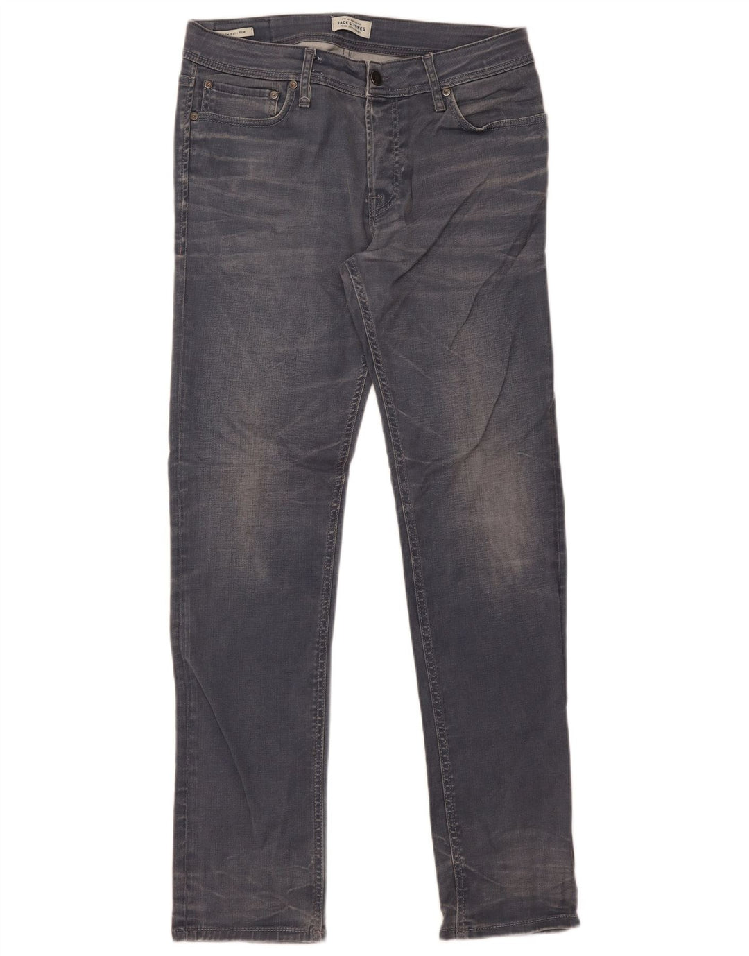 Jack & Jones Muške uske traperice Tim W34 L34 Sivi pamuk