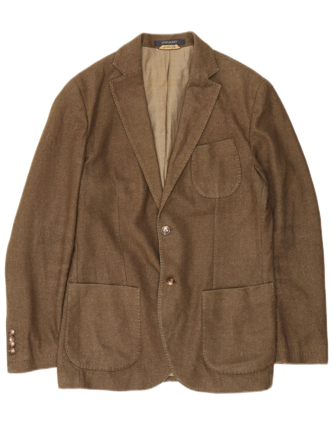 Massimo Dutti muška jakna s 2 gumba EU 50 velika smeđa vuna