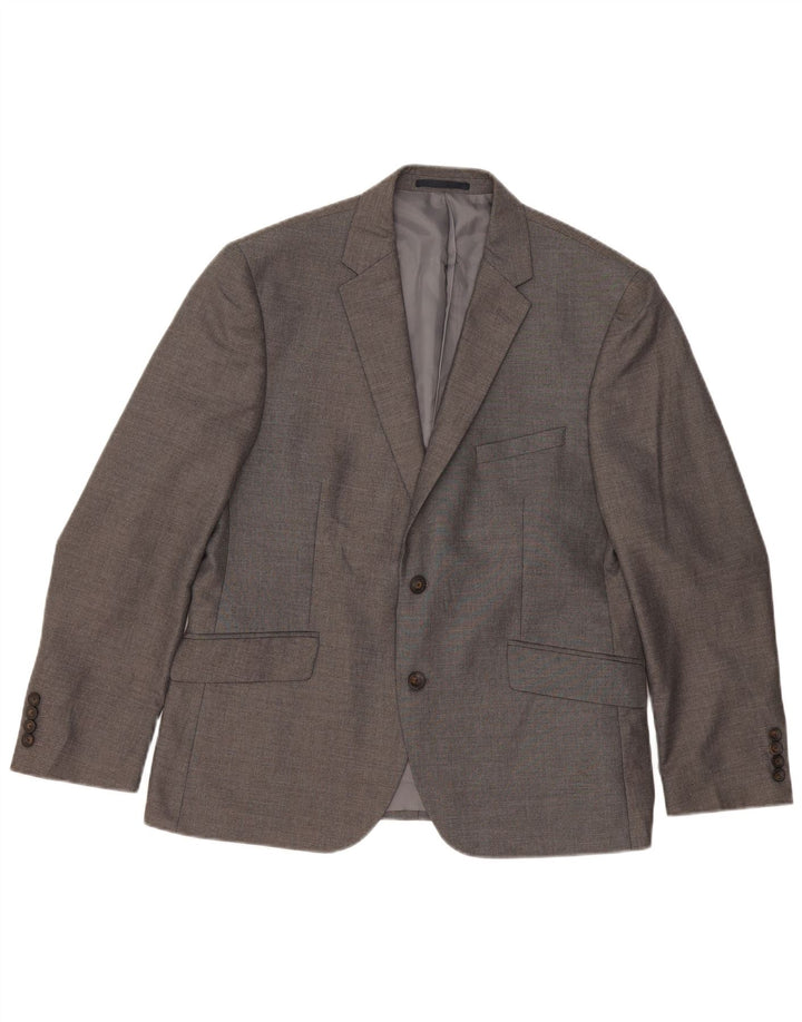 Marks & Spencer muška jakna sa 2 gumba UK 42 veliki sivi poliester