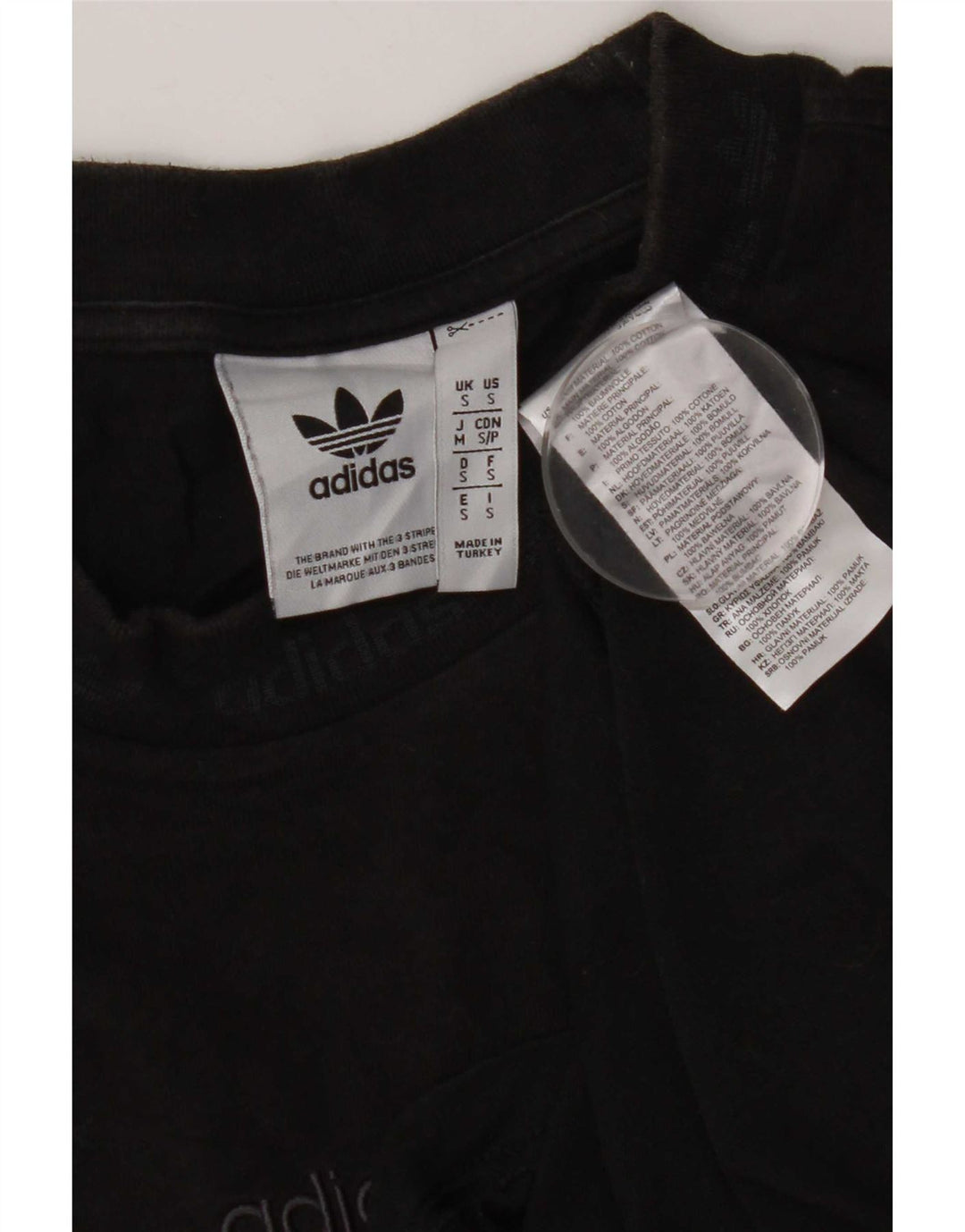 Adidas muška majica kratkih rukava Mala crna pamučna majica