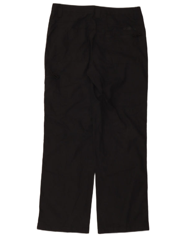 Mountain Warehouse Ženske ravne kargo hlače UK 10 male W30 L30 crne